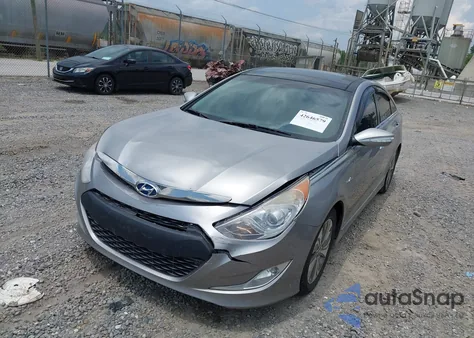 2014 Hyundai Sonata Hybrid Limited from USA, damaged, VIN KMHEC4A46EA105046